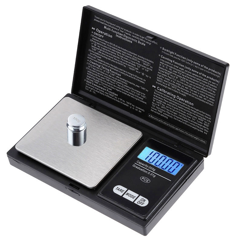 Candle Wax Scale - 0.01 جرام مجوهرات صغيرة الفولاذ المقاوم