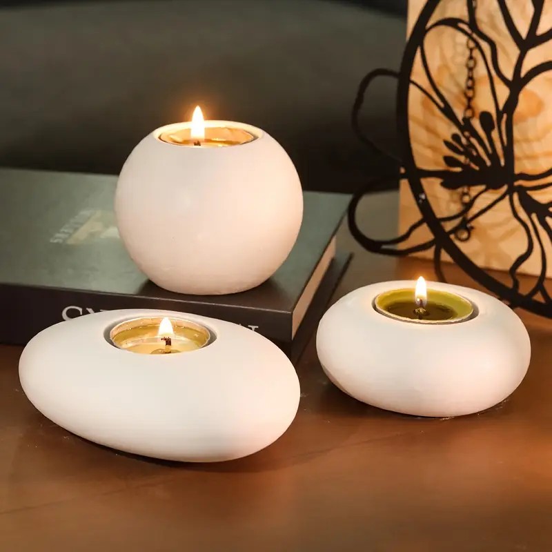 Candle Lighter - Tealight شمعة حامل الراتنج قالب من