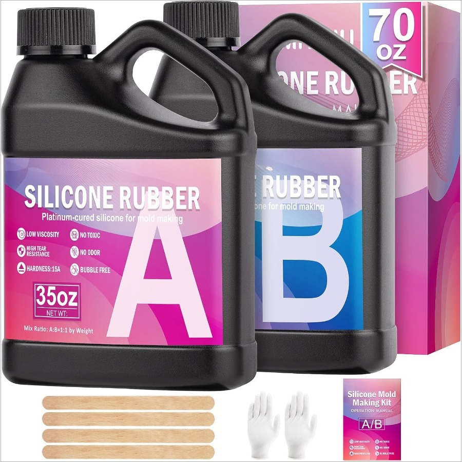 Candle Making Kit - مجموعة أدوات صنع قوالب السيليكون، سائل
