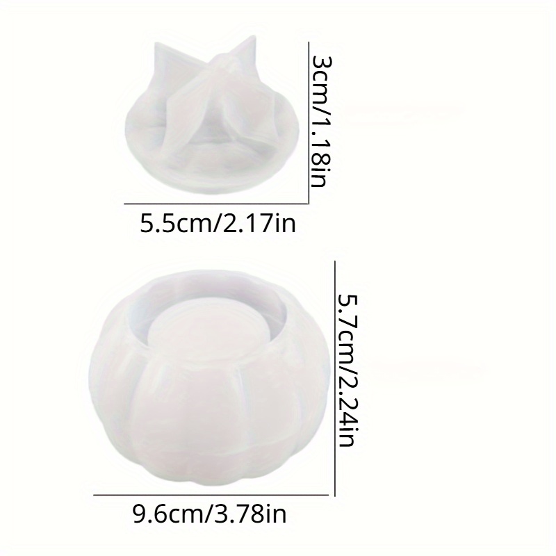 2 قطعة جرة اليقطين قوالب السيل - مراجعة Candle Containers وسعره