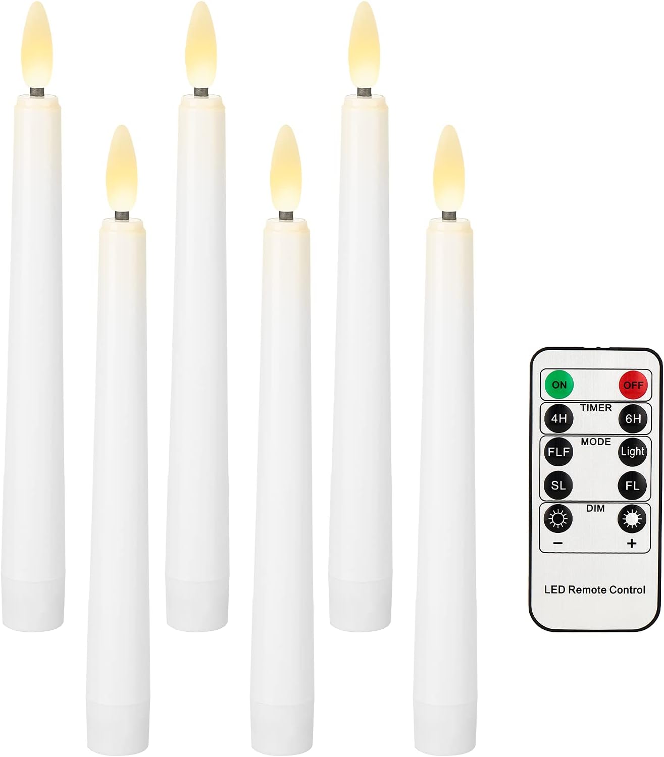شمعة LED وامضة بطول 8 بوصات تع - مراجعة Candle Wick وسعره