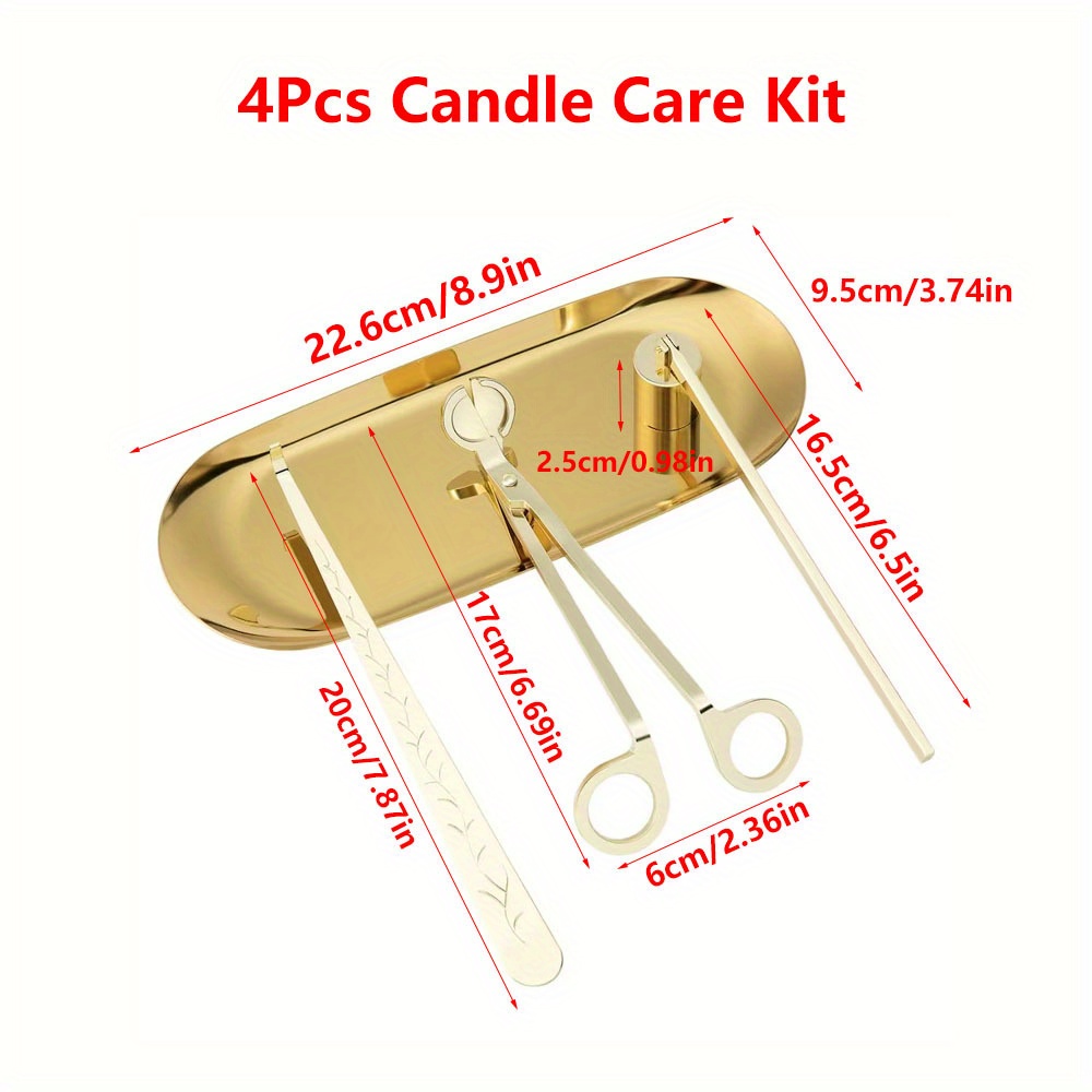 4 قطعة/المجموعة الفاخرة مجموعة - مراجعة Candle Wick وسعره