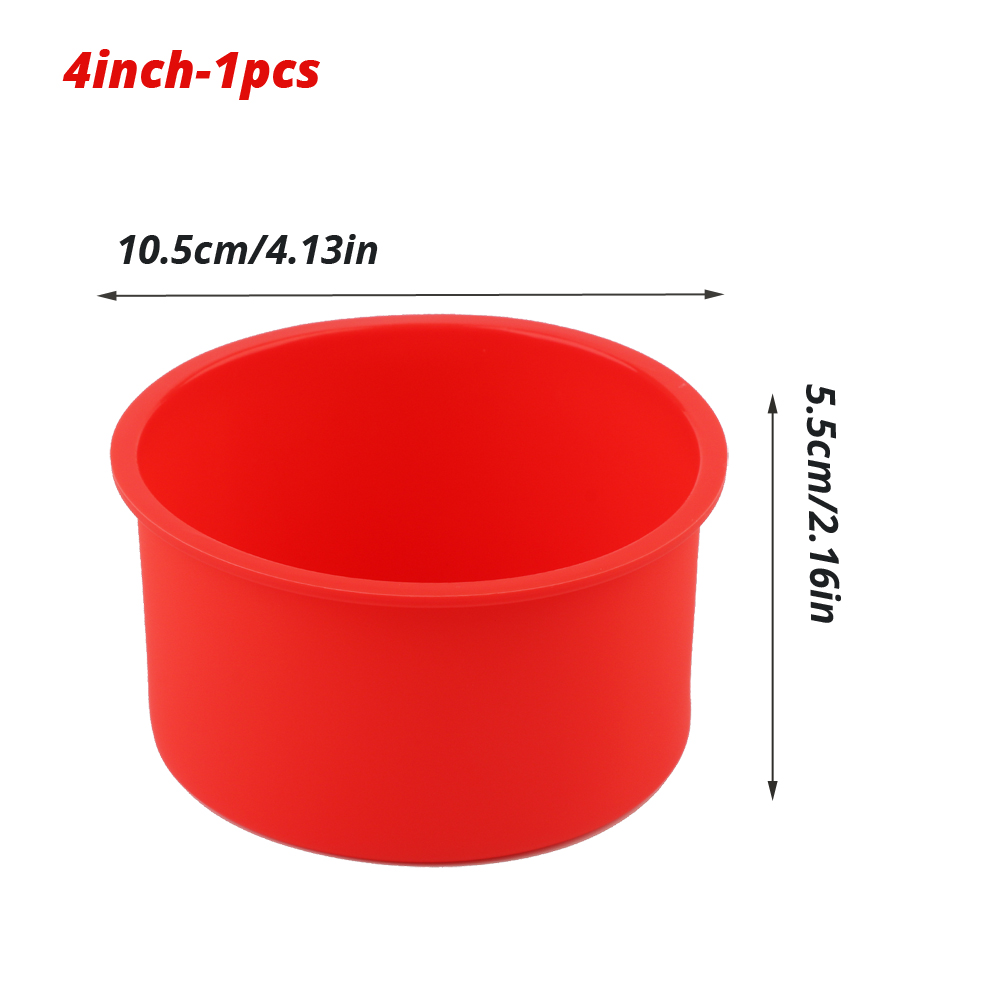 قالب كيك سيليكون دائري مقاس 4  - مراجعة Candle Molds وسعره