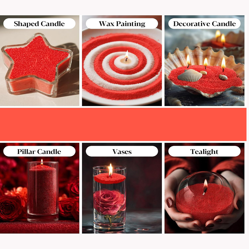 100 جرام شموع لؤلؤية باللون ال - مراجعة Candle Making Kit وسعره