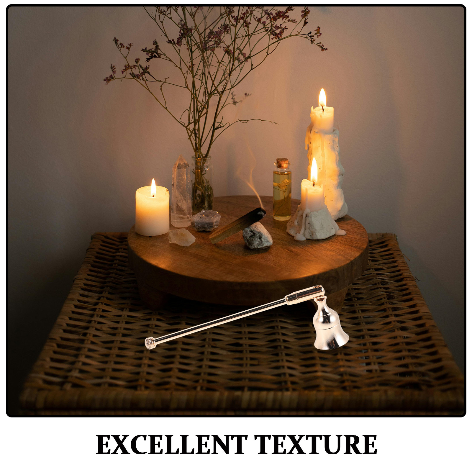 طقم مطفئات شموع معدنية بمقبض ط - مراجعة Candle Wick وسعره