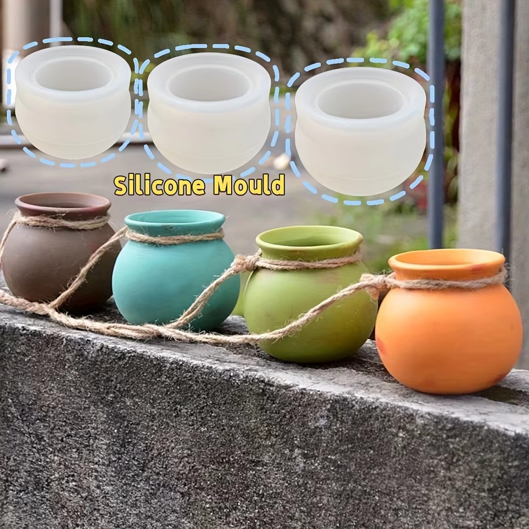 قوالب أصص الزهور السيليكونية،  - مراجعة Candle Containers وسعره