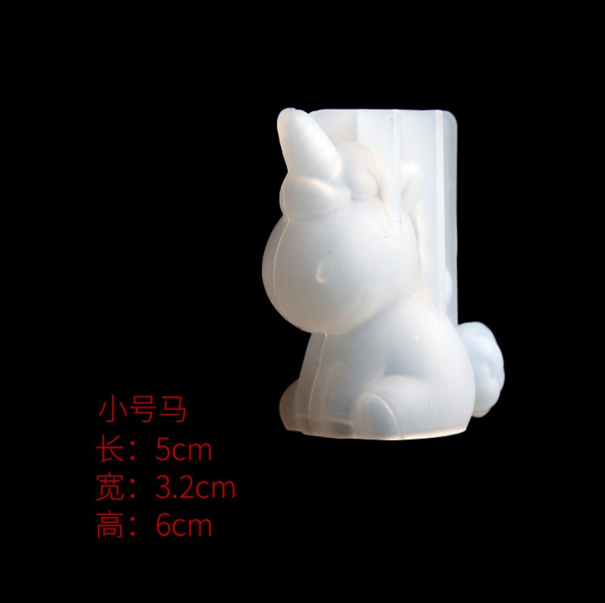 شفافة يونيكورن سيليكون راتنجات - مراجعة Candle Molds وسعره