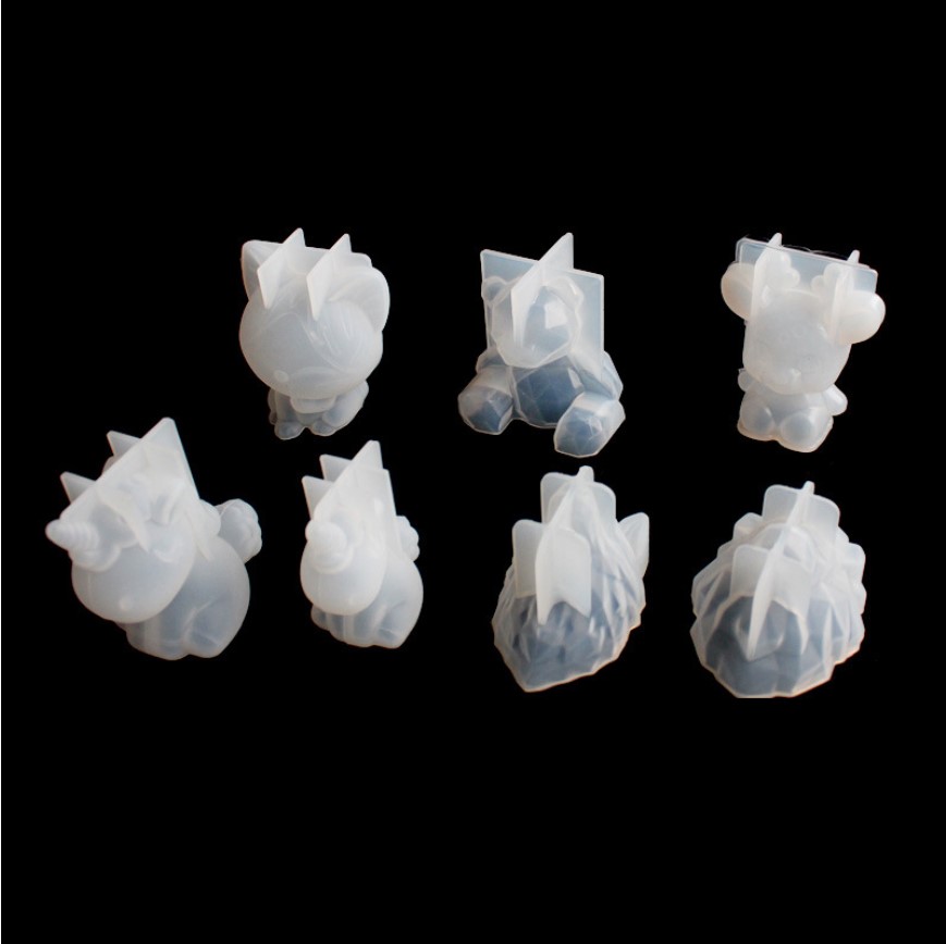 شفافة يونيكورن سيليكون راتنجات - مراجعة Candle Molds وسعره