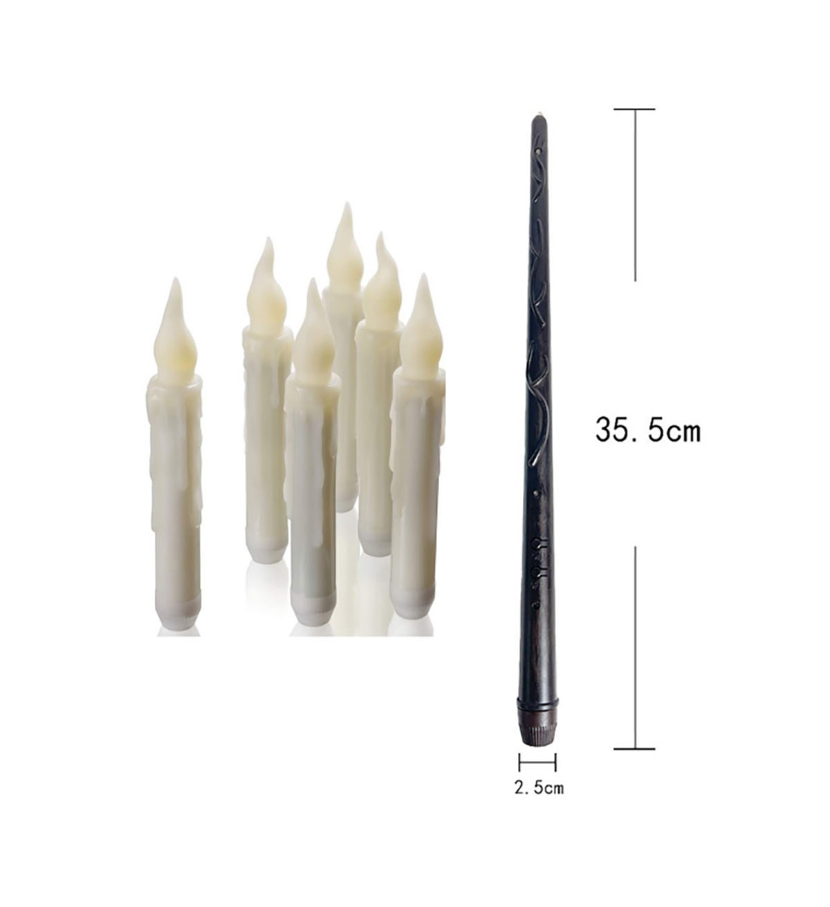 شموع عاجية اللون بدون لهب مع ج - مراجعة Candle Wick وسعره