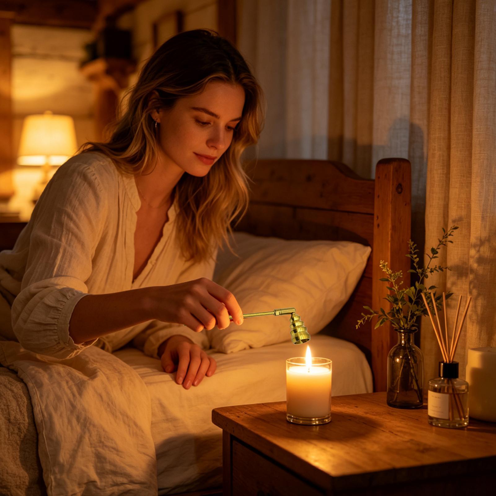 مطفئات الشموع المعدنية ذات الم - مراجعة Candle Wick وسعره