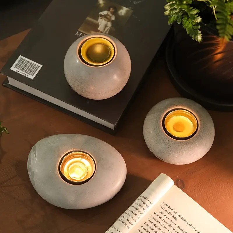 Tealight شمعة حامل الراتنج قال - مراجعة Candle Lighter وسعره