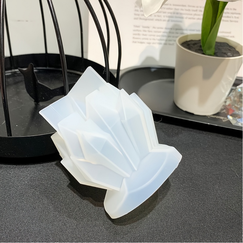 1pcCrystal العنقودية الزخرفية  - مراجعة Candle Molds وسعره