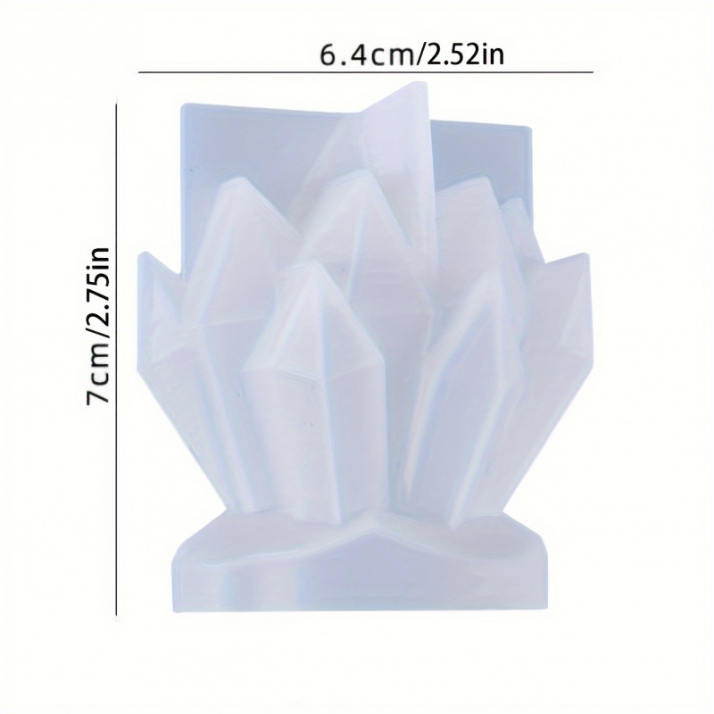 1pcCrystal العنقودية الزخرفية  - مراجعة Candle Molds وسعره