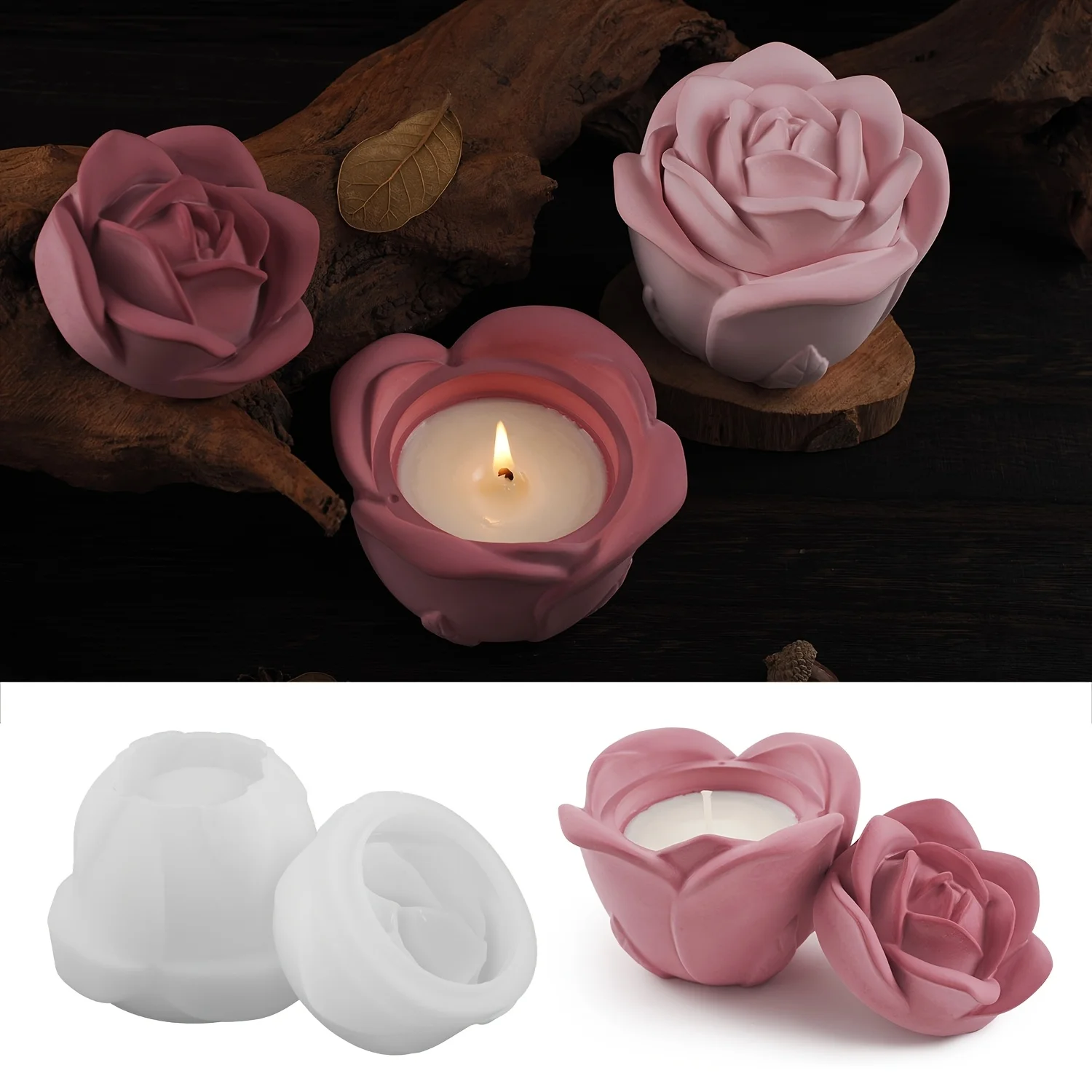 مجموعة مكونة من قطعتين من قوال - مراجعة Candle Molds وسعره
