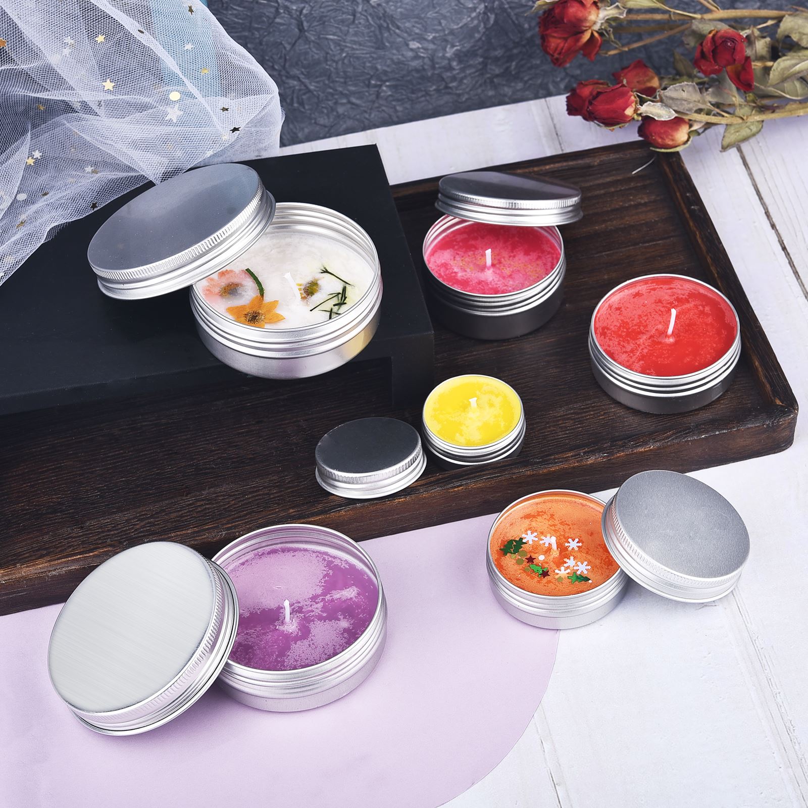 2g صبغ الألوان من الشمع شمعة ا - مراجعة Candle Making Kit وسعره