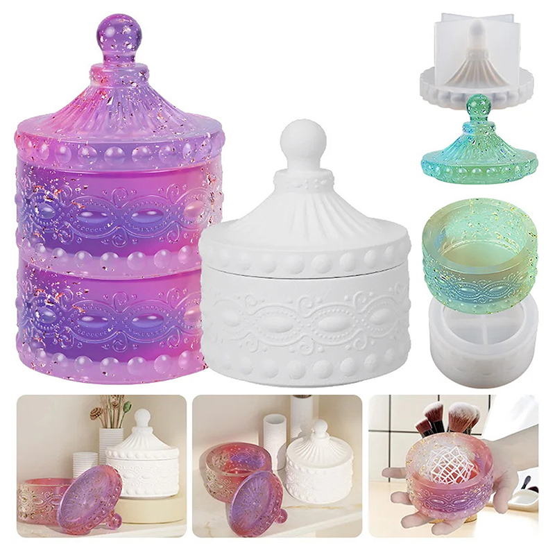 قالب سيليكون لصنع وعاء شمع مخط - مراجعة Candle Containers وسعره