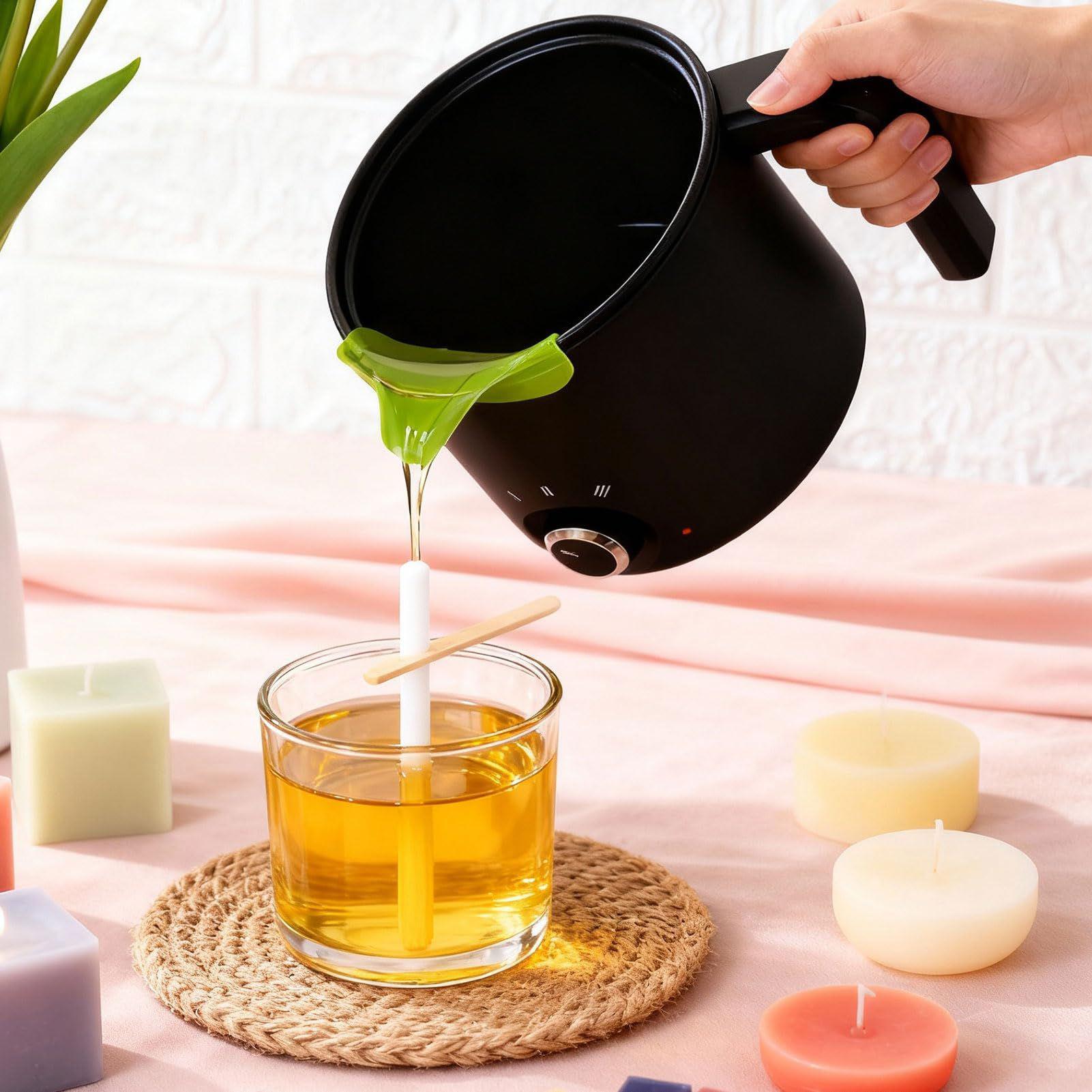 وعاء كهربائي لصهر شمع الشموع س - مراجعة Candle Making Kit وسعره
