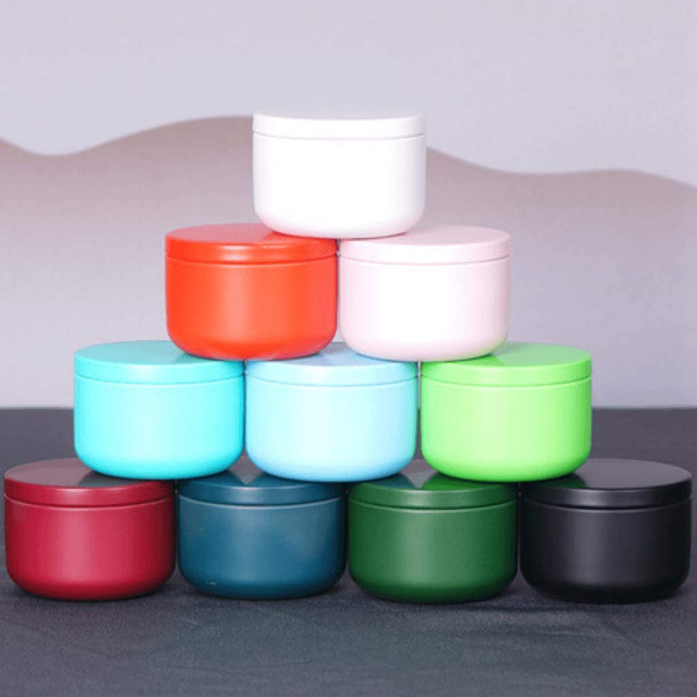 علبة الشاي مع أغطية محكمة الغل - مراجعة Candle Containers وسعره