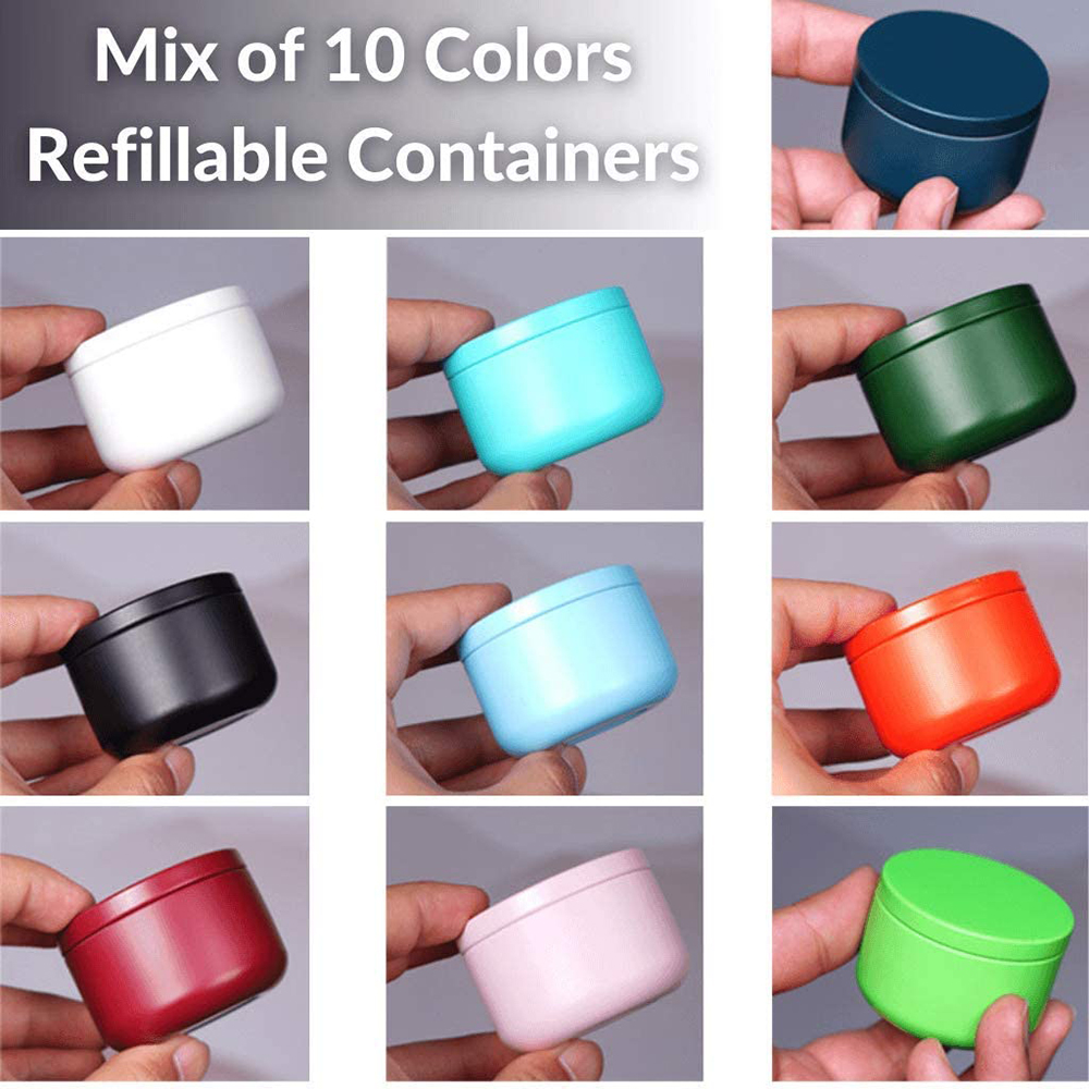 علبة الشاي مع أغطية محكمة الغل - مراجعة Candle Containers وسعره
