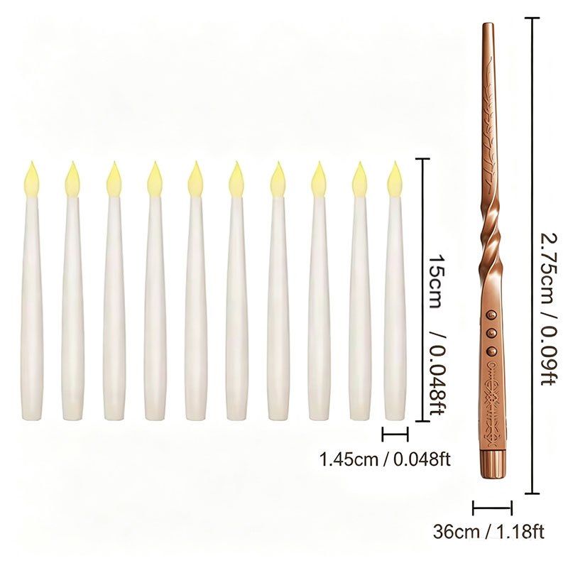 شموع عائمة سحرية مع عصا، شموع  - مراجعة Silk Candle وسعره