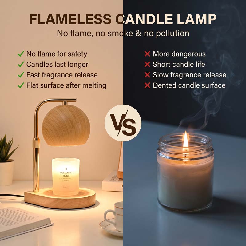 مصباح تسخين الشموع بتصميم نورد - مراجعة Silk Candle وسعره